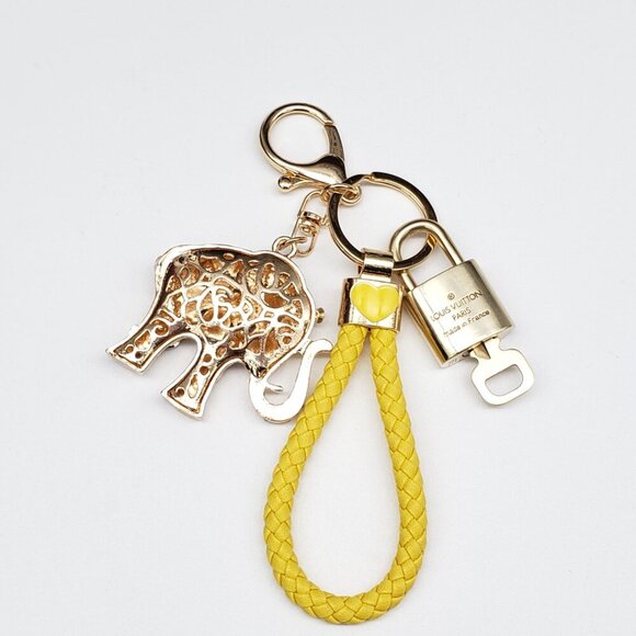 Authentic Louis Vuitton Lock & Key with unbranded Bagcharm, Keycharm, Keychain - Picture 5 of 8